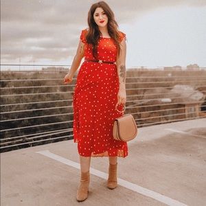 ASOS polka dot dress